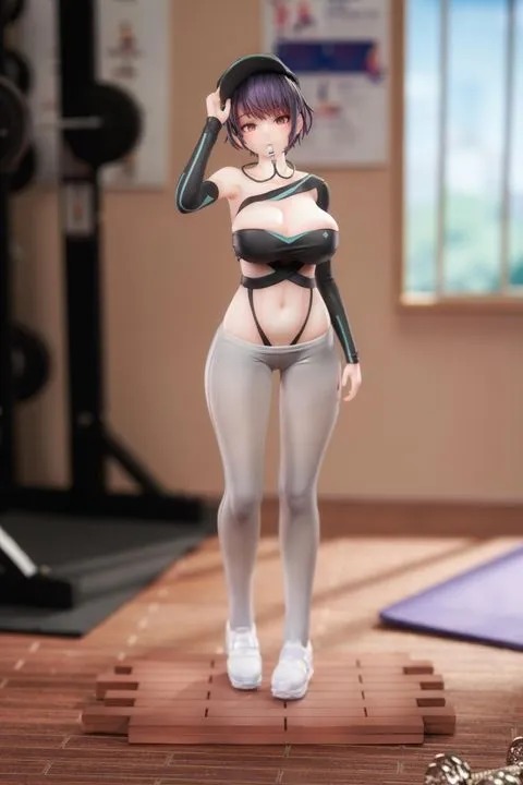 Scaled Figure 1/7 Trainer Coach - Illustration by myabit By WhiteCat