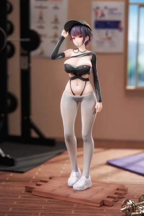 Scaled Figure 1/7 Trainer Coach - Illustration by myabit By WhiteCat