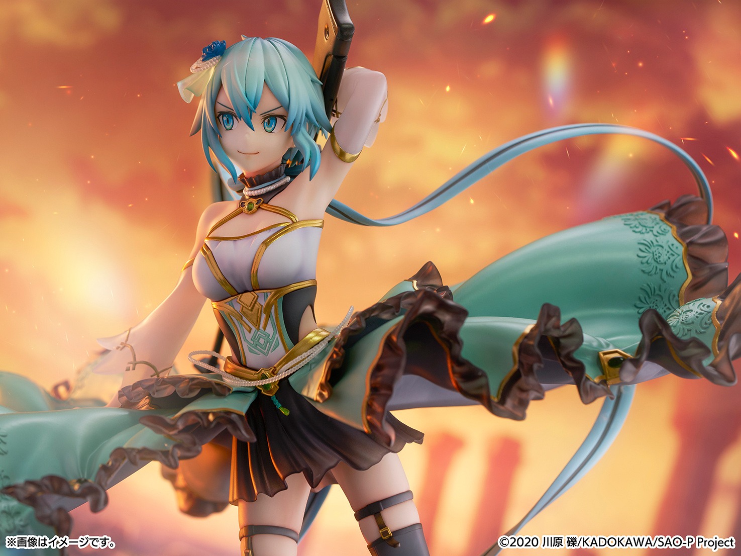 Shibuya Scramble Scaled Figure 1/7 Sinon - Crystal Dress Ver. Sword Art Online By eStream