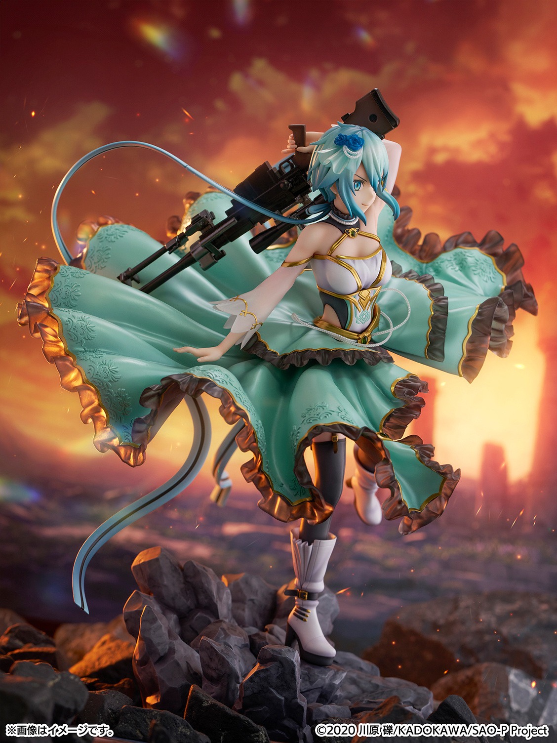 Shibuya Scramble Scaled Figure 1/7 Sinon - Crystal Dress Ver. Sword Art Online By eStream