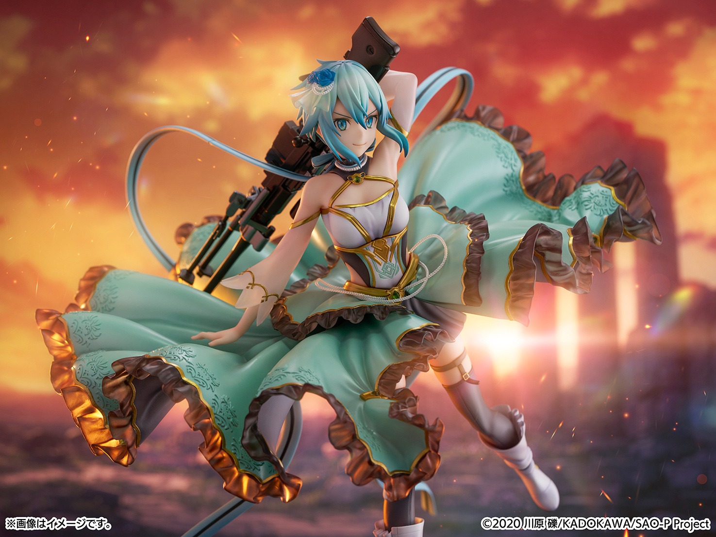 Shibuya Scramble Scaled Figure 1/7 Sinon - Crystal Dress Ver. Sword Art Online By eStream