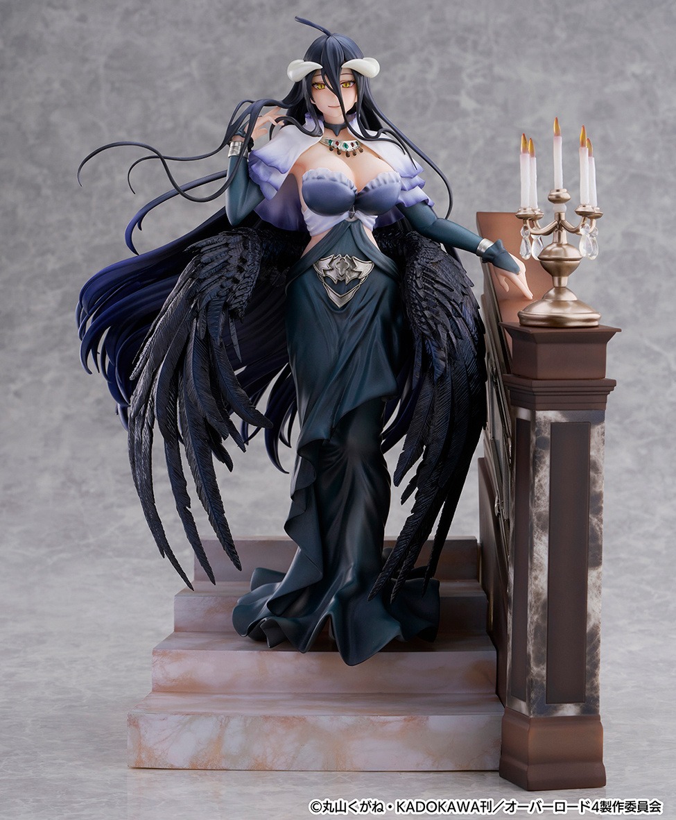 Shibuya Scramble Scaled Figure 1/7 Albedo - Shikkoku no Dress Ver. Overlord By eStream