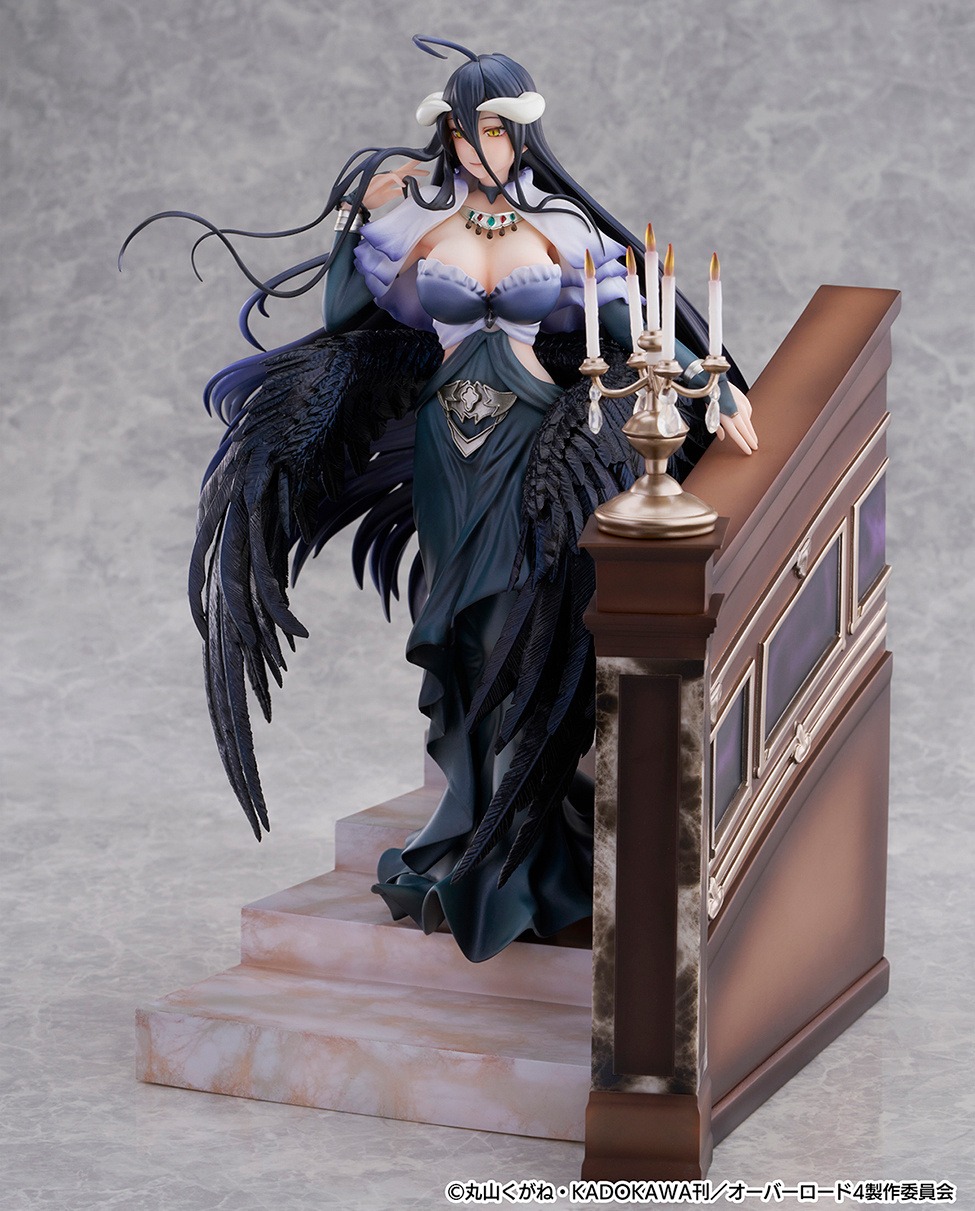 Shibuya Scramble Scaled Figure 1/7 Albedo - Shikkoku no Dress Ver. Overlord By eStream