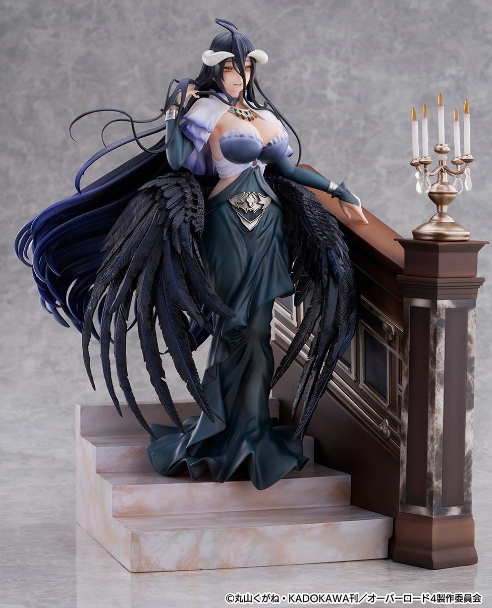 Shibuya Scramble Scaled Figure 1/7 Albedo - Shikkoku no Dress Ver. Overlord By eStream