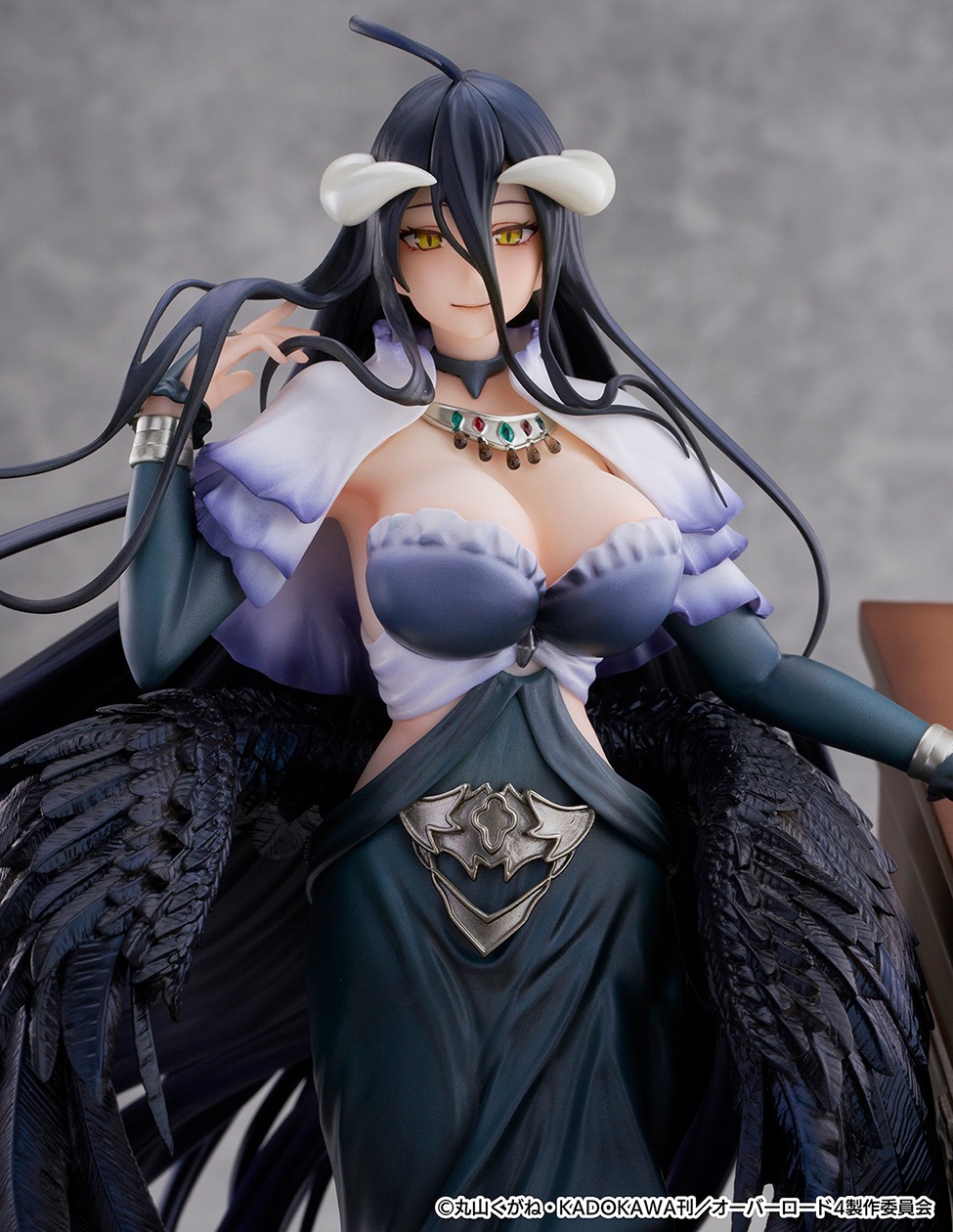 Shibuya Scramble Scaled Figure 1/7 Albedo - Shikkoku no Dress Ver. Overlord By eStream