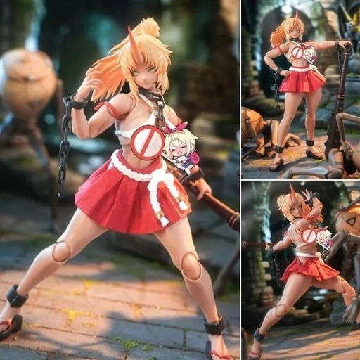 Image of Action Figure 1/12 RPGEX-08 Second Daughter Momiji - Oni Shrine Maiden By Snail Shell Studio