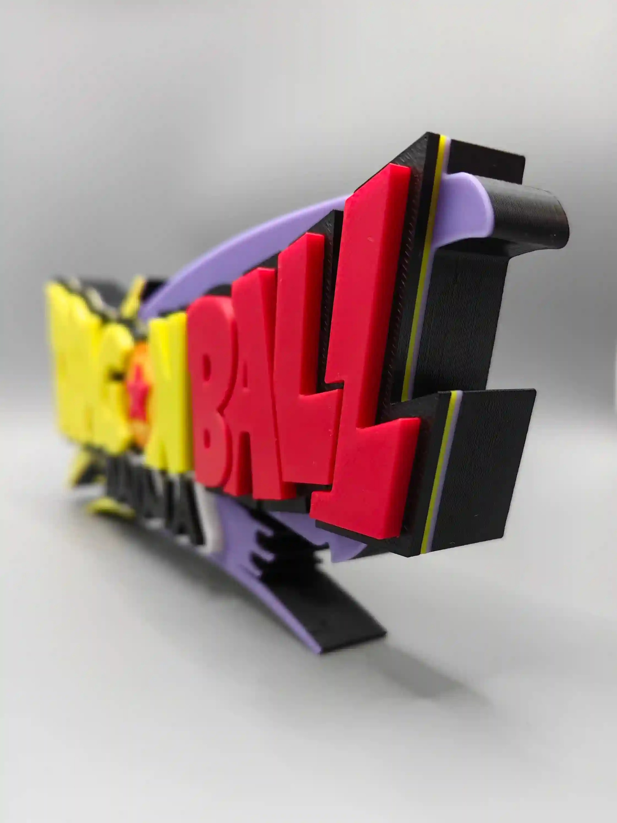 Epic 3D Printed Dragon Ball Daima Logo Display Standee - The Ultimate Anime Shelf Sign! By Otaku Kingdom