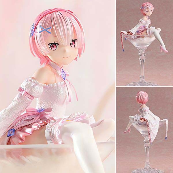 Prisma Wing Scaled Figure 1/7 Ram - Glass Edition Ver. Re:Zero kara Hajimaru Isekai Seikatsu By Prime 1 Studio