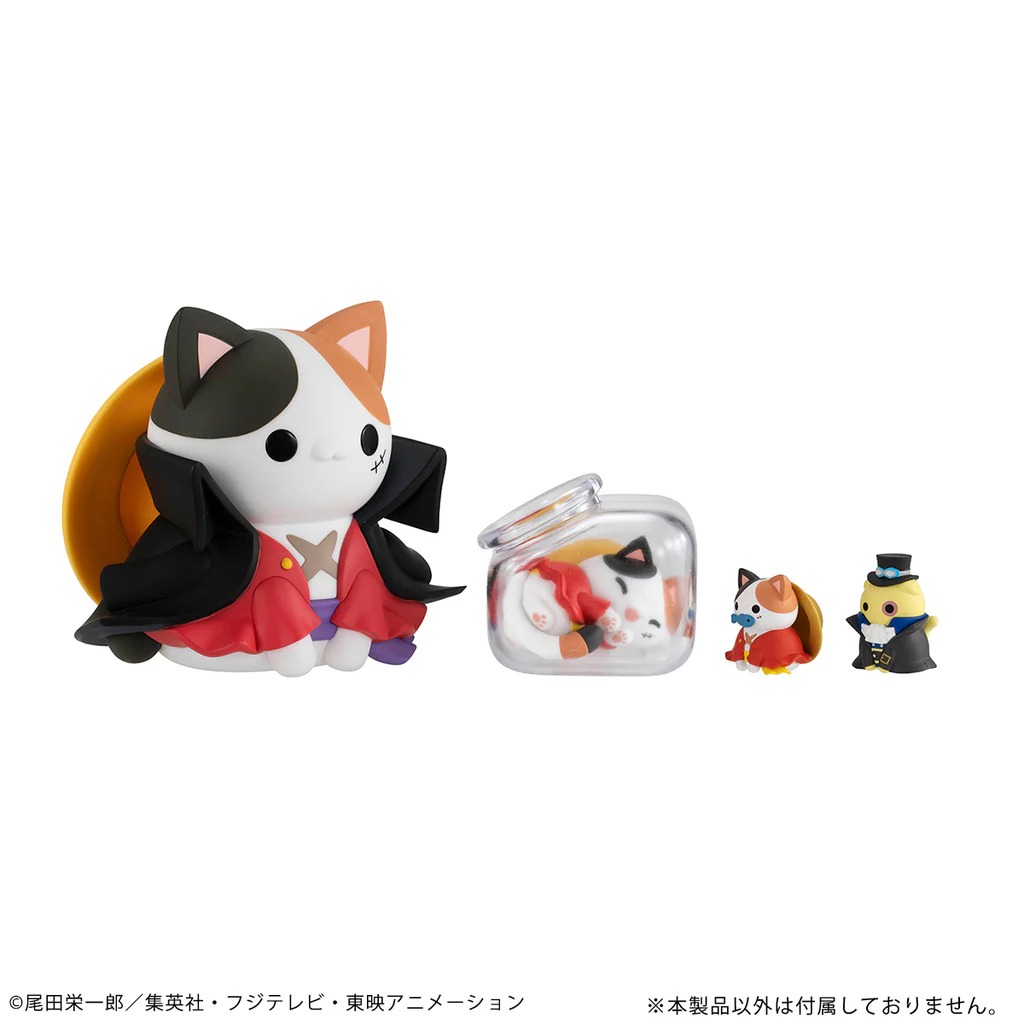[Set of 8] MEGA CAT PROJECT NyanPieceNyan! Oyasumi Nyan Piece - One Piece (Re-Release) By MegaHouse