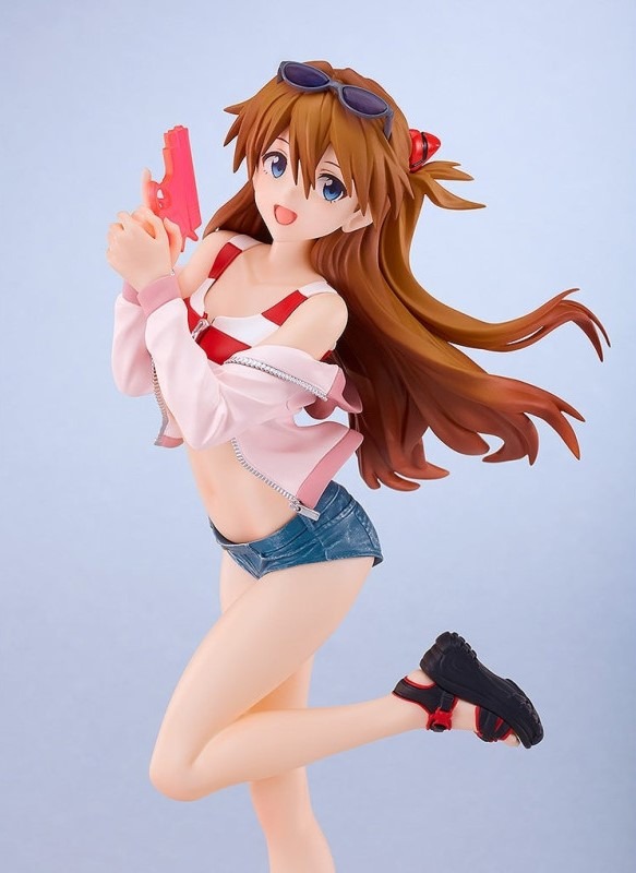 Pop Up Parade L Figure Asuka Shikinami Langley - Beach Queen Ver. Evangelion By Good Smile Company