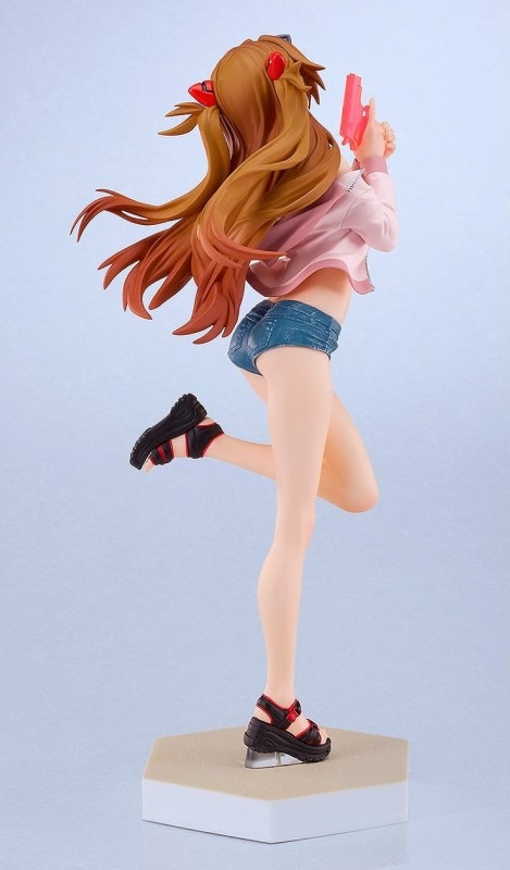 Pop Up Parade L Figure Asuka Shikinami Langley - Beach Queen Ver. Evangelion By Good Smile Company