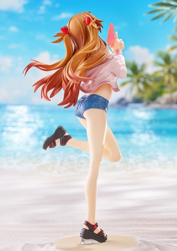 Pop Up Parade L Figure Asuka Shikinami Langley - Beach Queen Ver. Evangelion By Good Smile Company