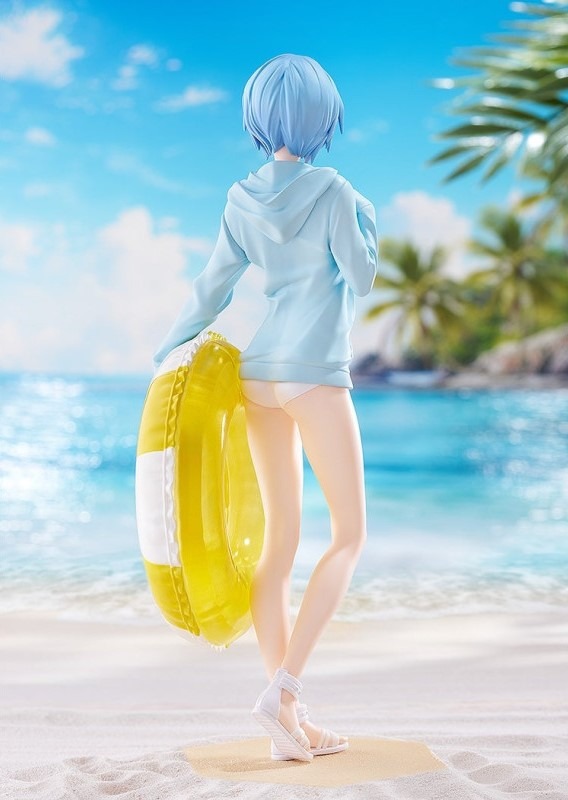 Pop Up Parade L Figure Ayanami Rei - Beach Queen Ver. Evangelion By Good Smile Company