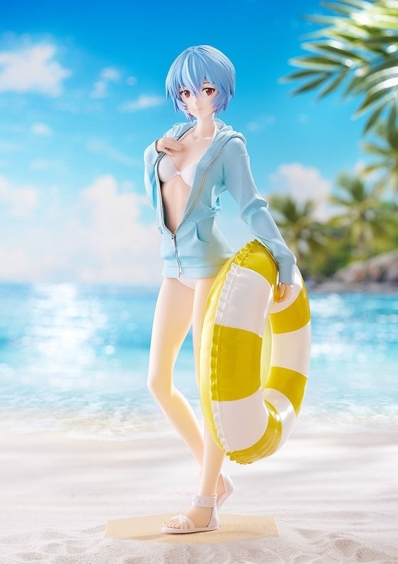 Pop Up Parade L Figure Ayanami Rei - Beach Queen Ver. Evangelion By Good Smile Company