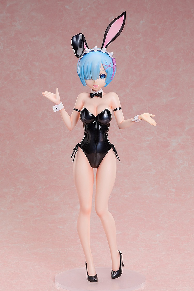 Scaled Figure 1/4 Rem - Bunny Ver Bare Leg Ver. 2nd Re:Zero Kara Hajimeru Isekai Seikatsu By FREEing