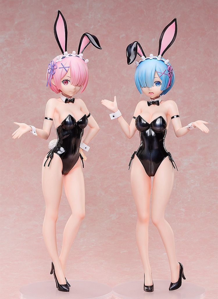 Scaled Figure 1/4 Rem - Bunny Ver Bare Leg Ver. 2nd Re:Zero Kara Hajimeru Isekai Seikatsu By FREEing