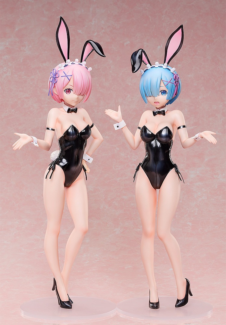Scaled Figure 1/4 Ram - Bare Leg Bunny 2nd Ver. Re:Zero Kara Hajimaru Isekai Seikatsu By FREEing