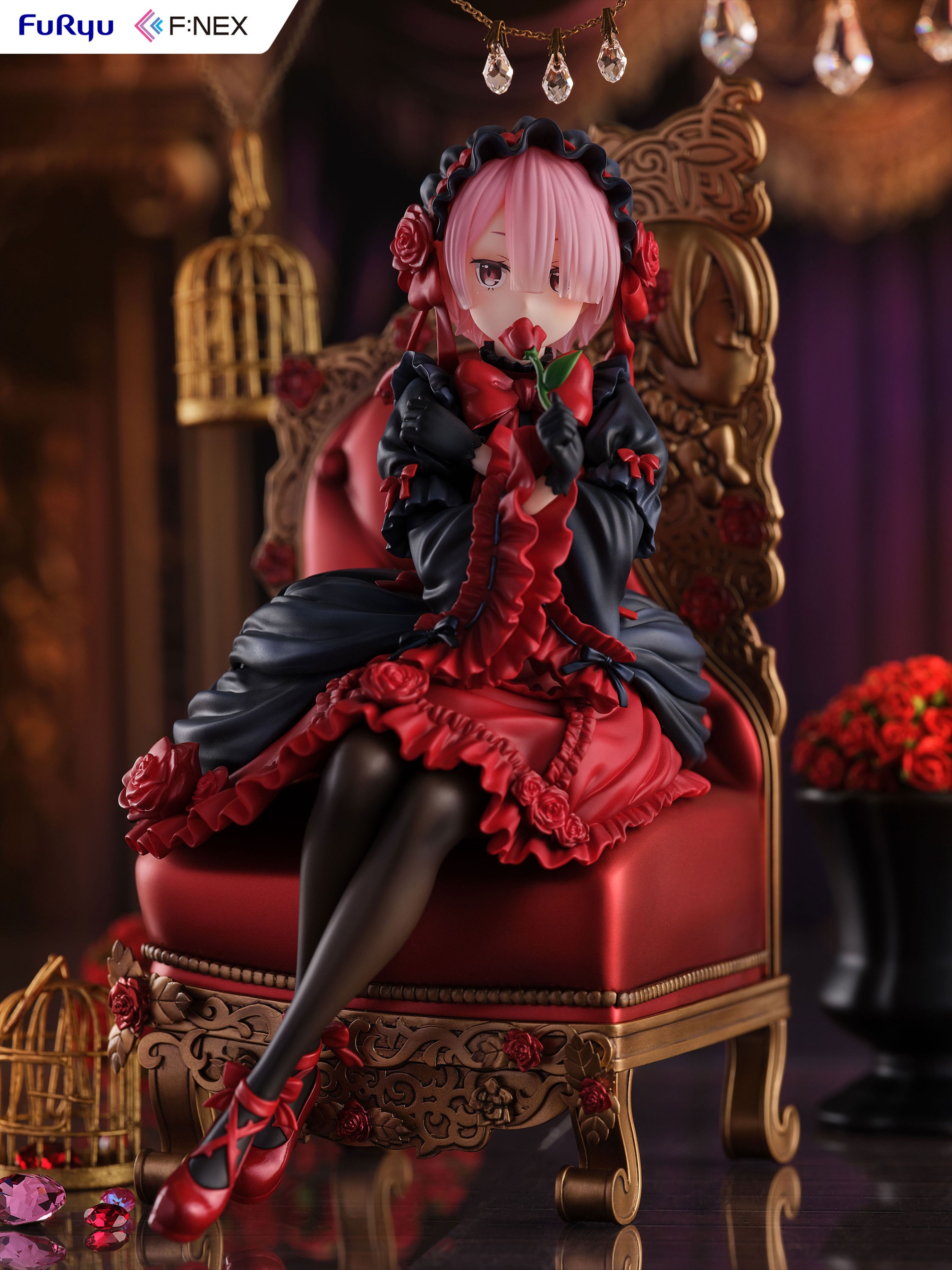 Scaled Figure 1/7 Ram - Gothic Ver. Re:Zero Kara Hajimeru Isekai Seikatsu By F:NEX