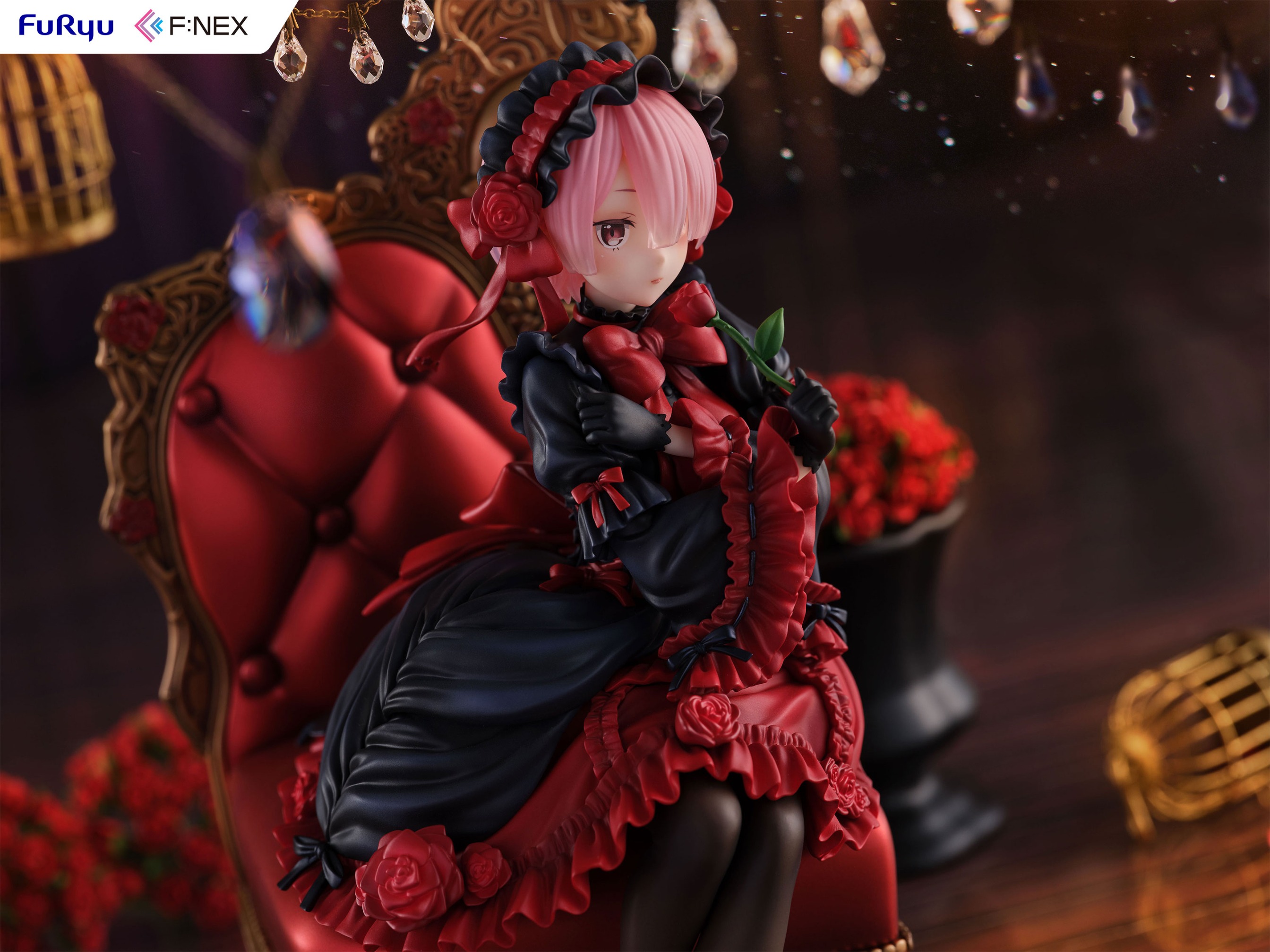 Scaled Figure 1/7 Ram - Gothic Ver. Re:Zero Kara Hajimeru Isekai Seikatsu By F:NEX