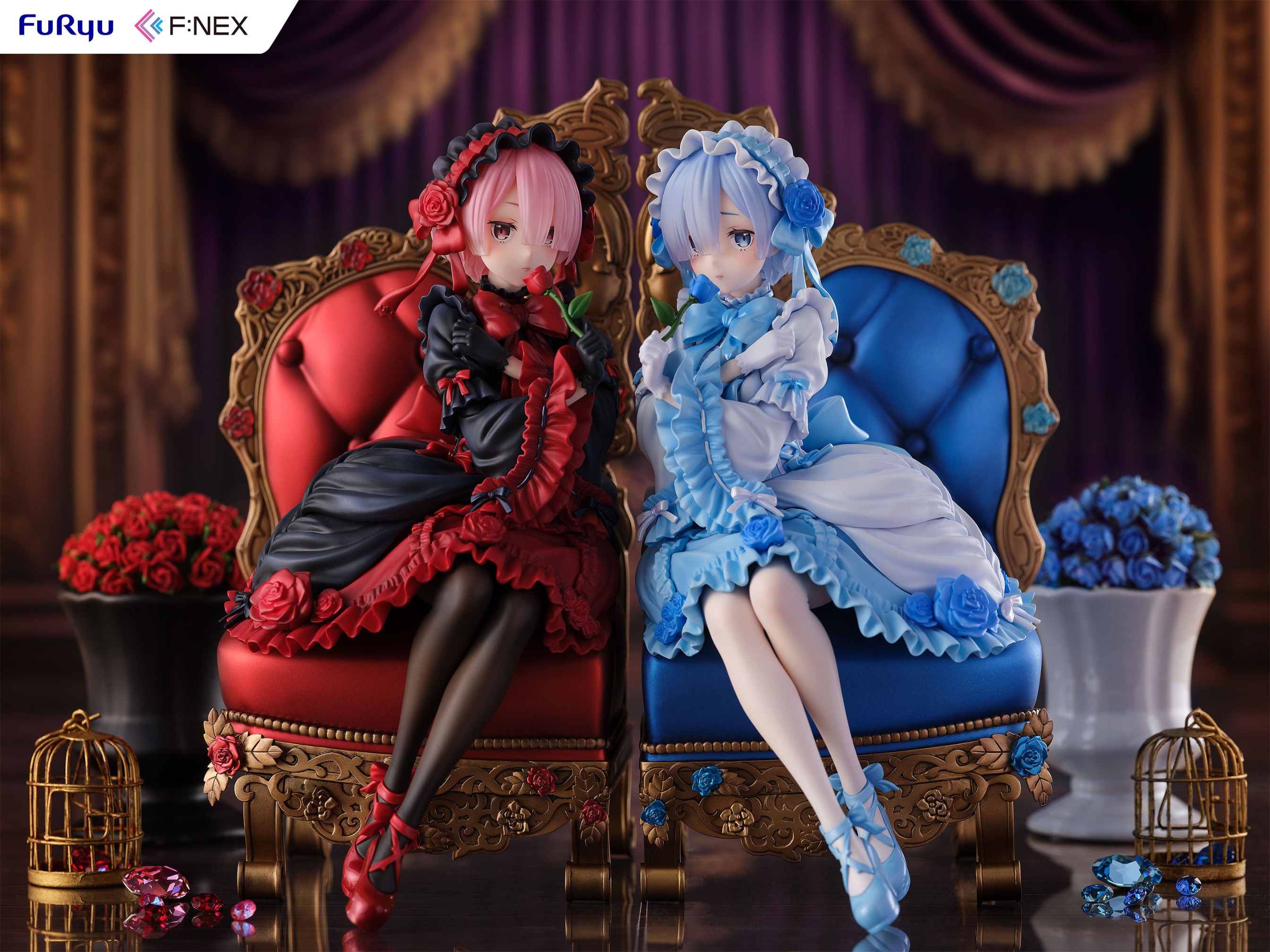 Scaled Figure 1/7 Ram - Gothic Ver. Re:Zero Kara Hajimeru Isekai Seikatsu By F:NEX
