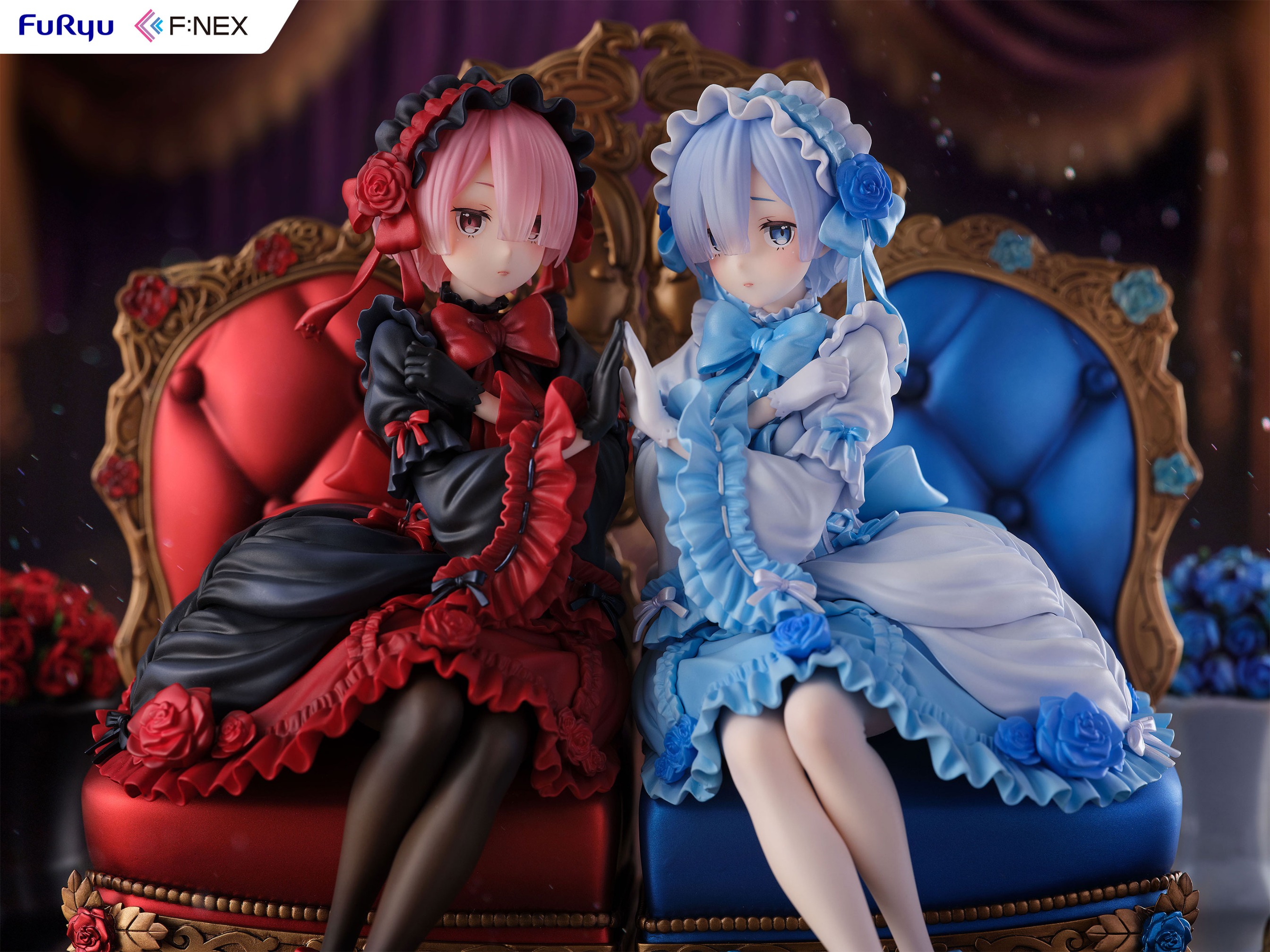 Scaled Figure 1/7 Ram - Gothic Ver. Re:Zero Kara Hajimeru Isekai Seikatsu By F:NEX