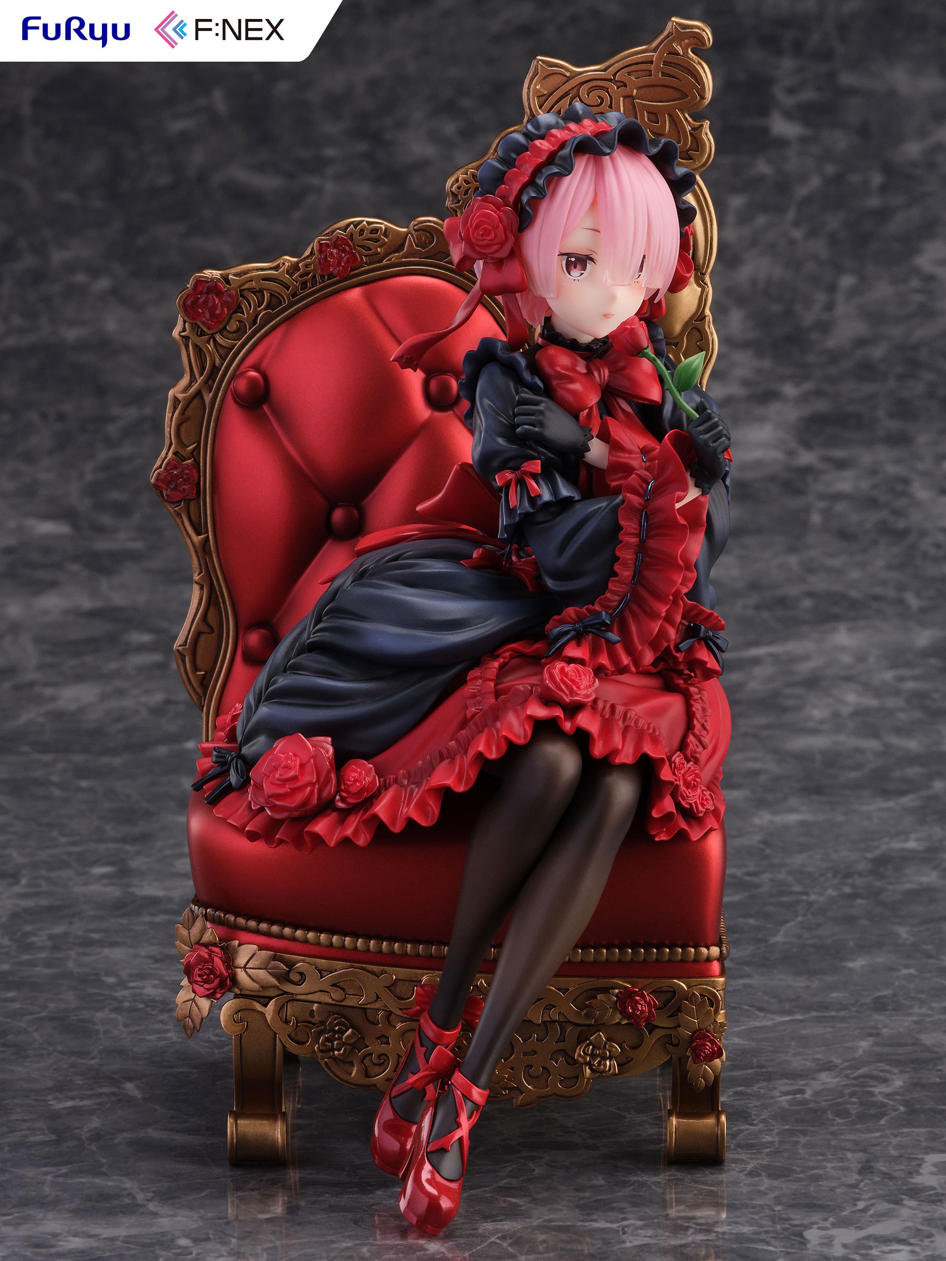 Scaled Figure 1/7 Ram - Gothic Ver. Re:Zero Kara Hajimeru Isekai Seikatsu By F:NEX
