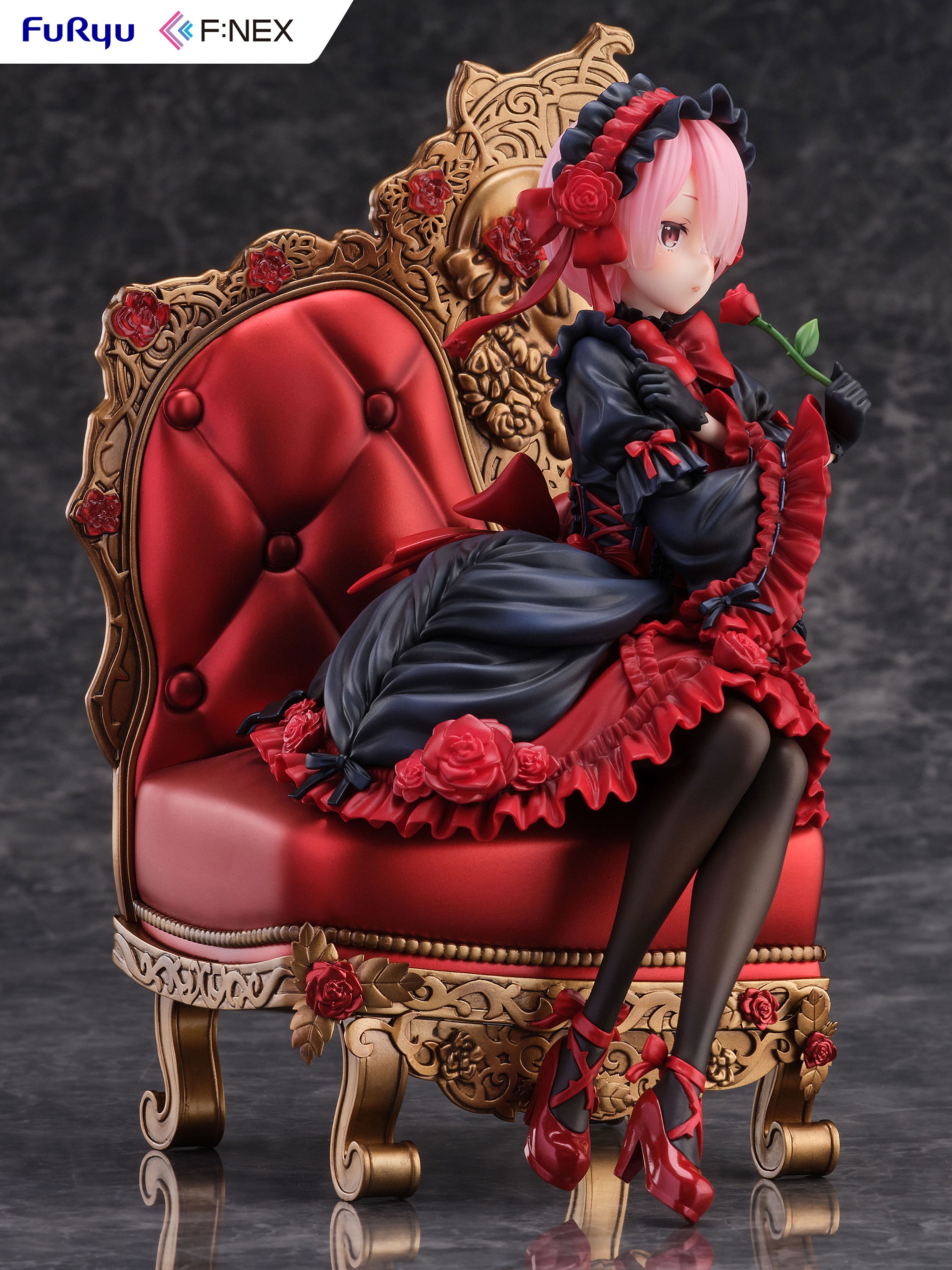Scaled Figure 1/7 Ram - Gothic Ver. Re:Zero Kara Hajimeru Isekai Seikatsu By F:NEX