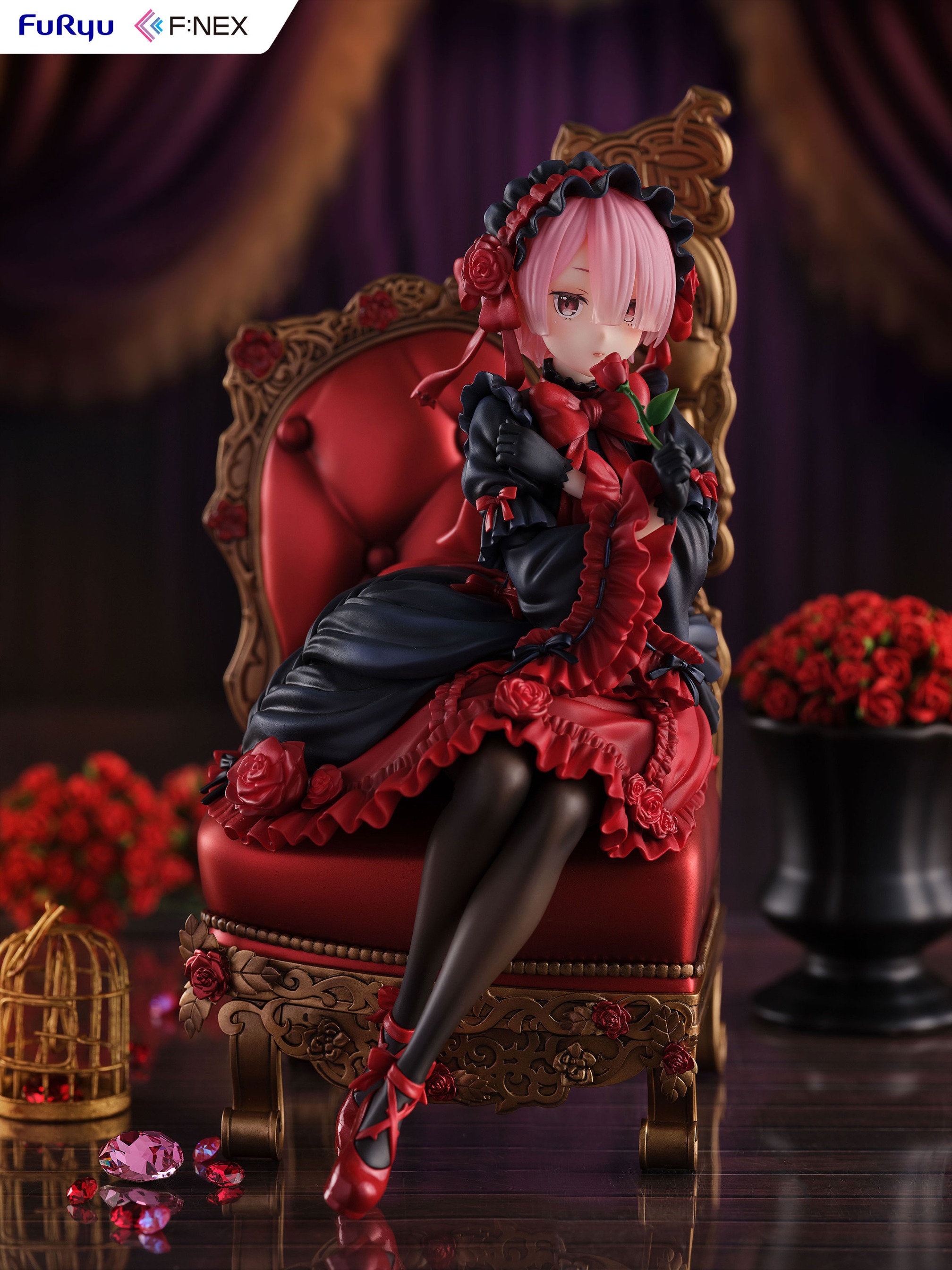 Scaled Figure 1/7 Ram - Gothic Ver. Re:Zero Kara Hajimeru Isekai Seikatsu By F:NEX