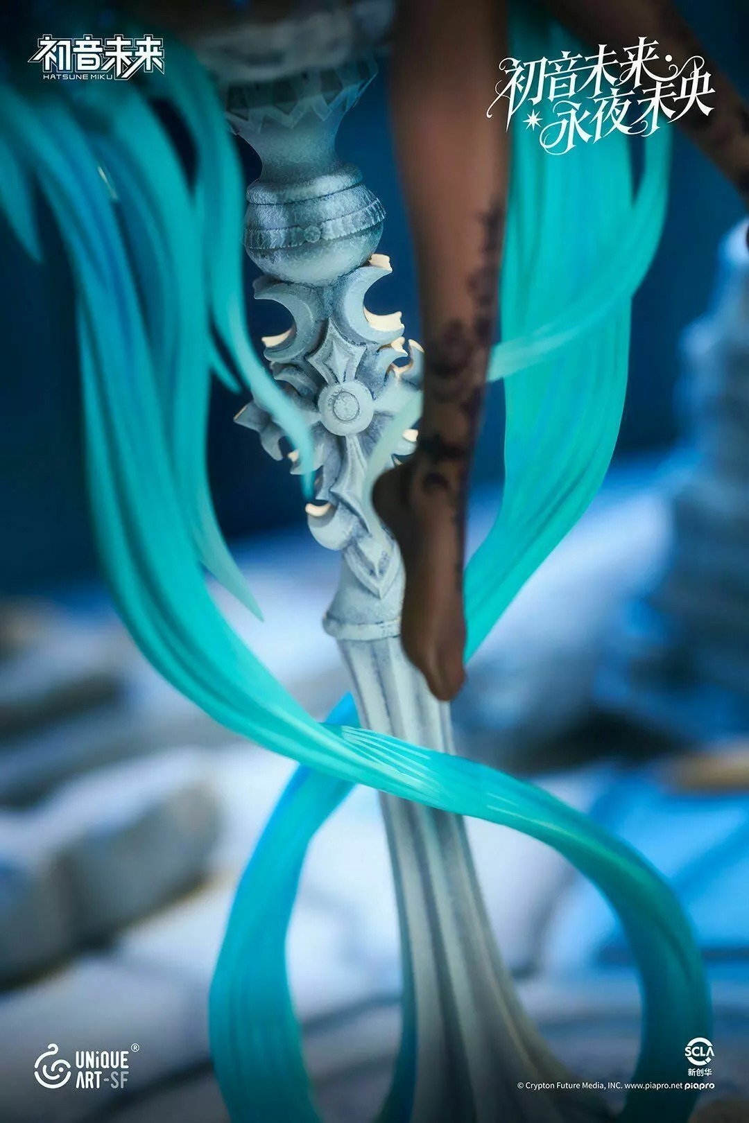 Scaled Figure 1/6 Hatsune Miku - Endless Night Ver. Vocaloid By Unique Art Studio