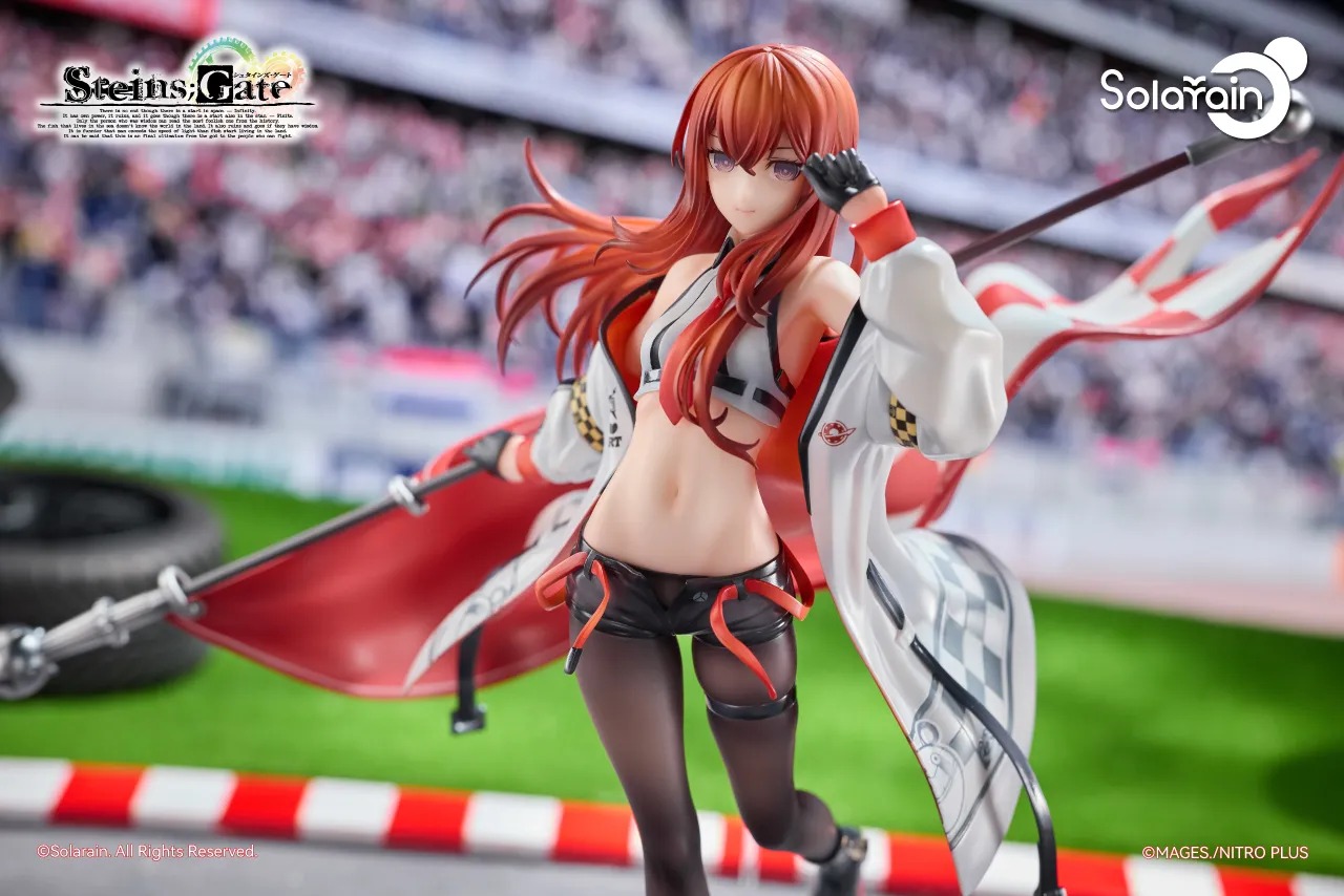 Scaled Figure 1/7 Makise Kurisu - Deluxe Edition Racing Ver. Steins;Gate By Solarain