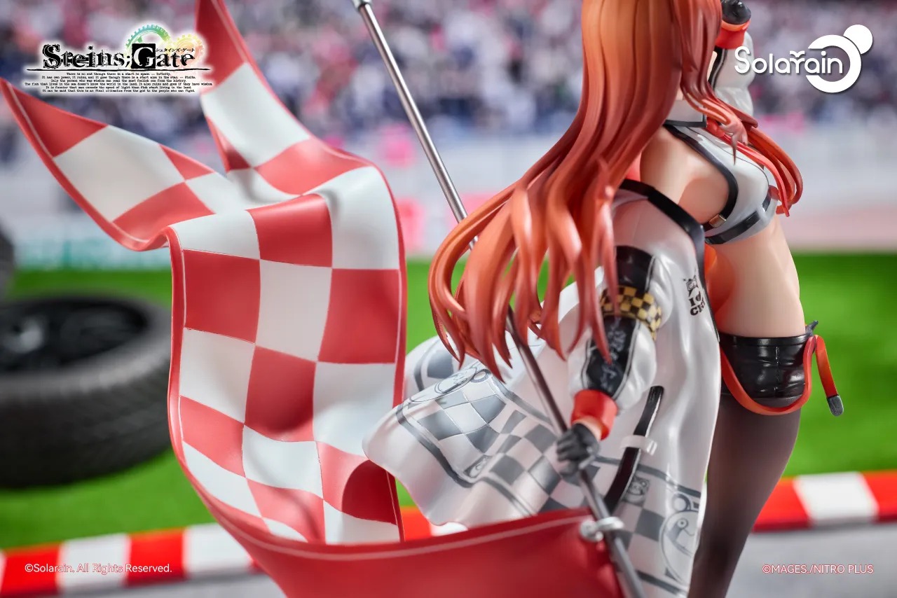 Scaled Figure 1/7 Makise Kurisu - Deluxe Edition Racing Ver. Steins;Gate By Solarain