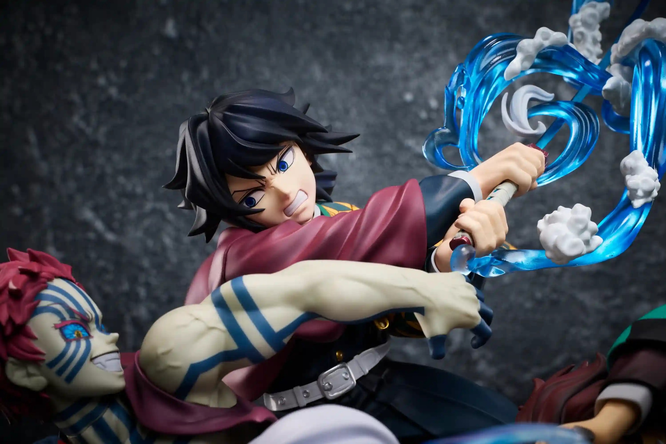 Non Scaled Figure Kamado Tanjiro & Tomioka Giyu vs Akaza - Kimetsu no Yaiba By ANIPLEX