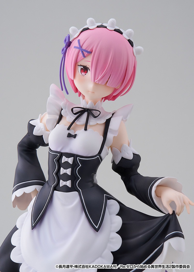Pop Up Parade Figure L Size Ram - Re:Zero Kara Hajimeru Isekai Seikatsu By Good Smile Company