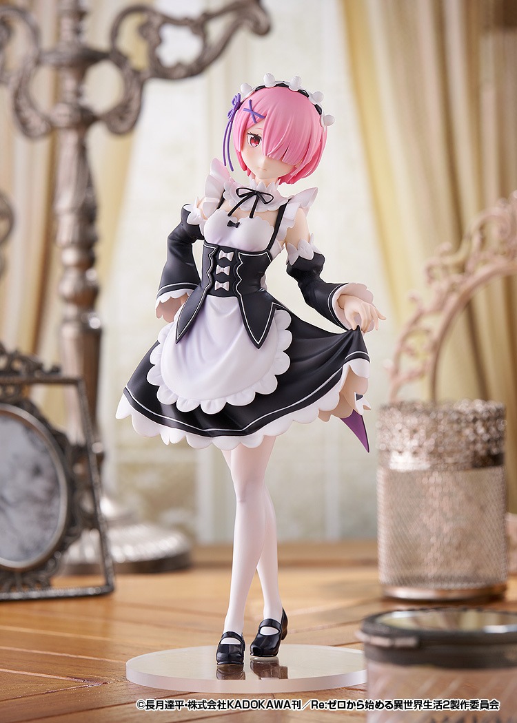 Pop Up Parade Figure L Size Ram - Re:Zero Kara Hajimeru Isekai Seikatsu By Good Smile Company