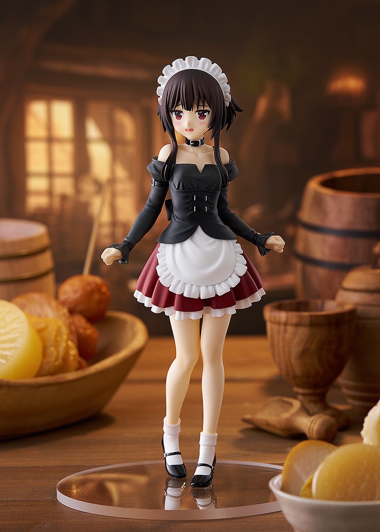 Pop Up Parade Figure L Size Megumin - Part-Time Job Uniform Ver. Konosuba! / Kono Subarashii Sekai ni Bakuen Wo! (20cm) By Good Smile Company