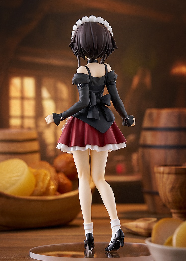 Pop Up Parade Figure L Size Megumin - Part-Time Job Uniform Ver. Konosuba! / Kono Subarashii Sekai ni Bakuen Wo! (20cm) By Good Smile Company