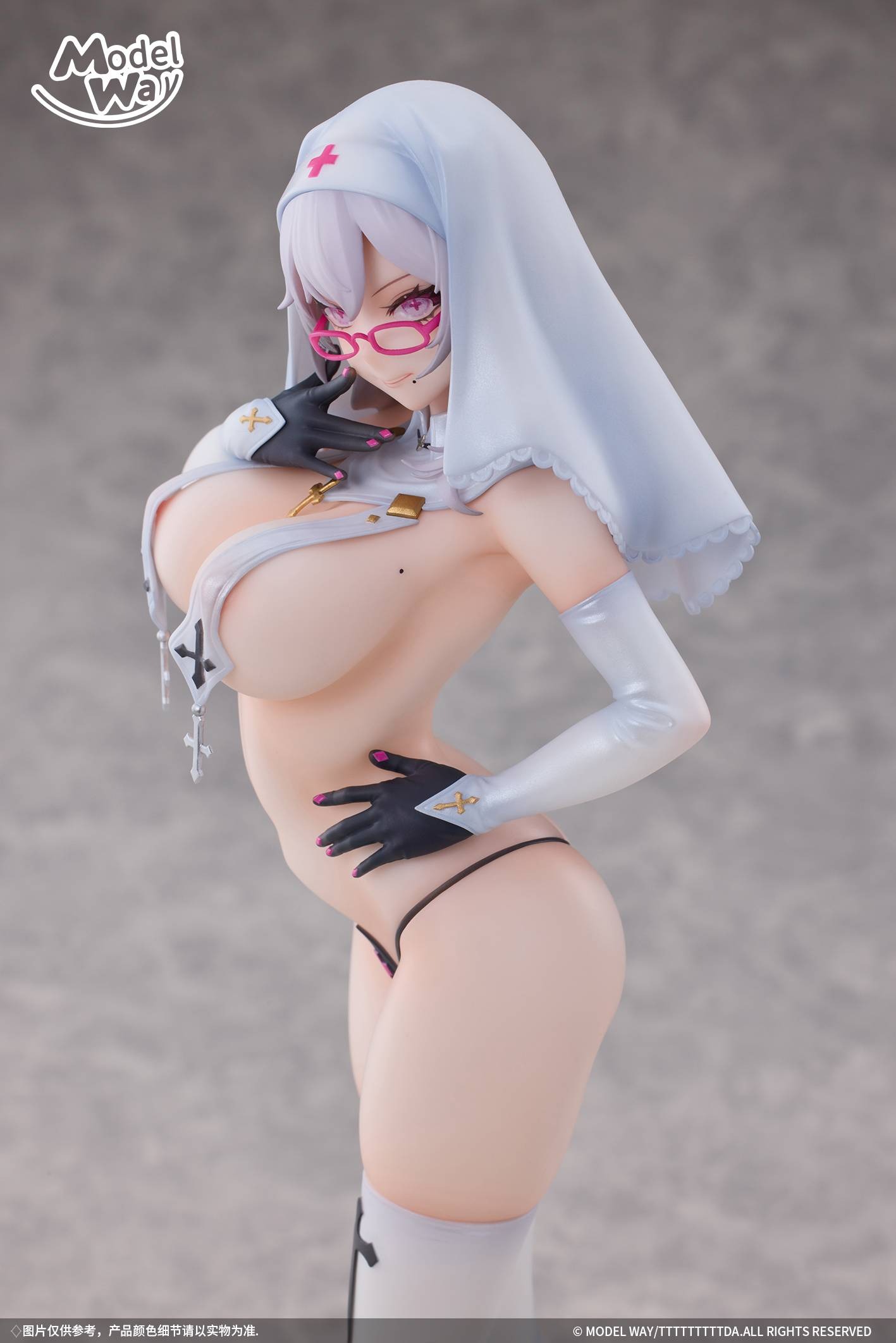 Scaled Figure 1/6 White Sister - Original Design Art Illustration by TTTTTTTTTDA By Astrum Design