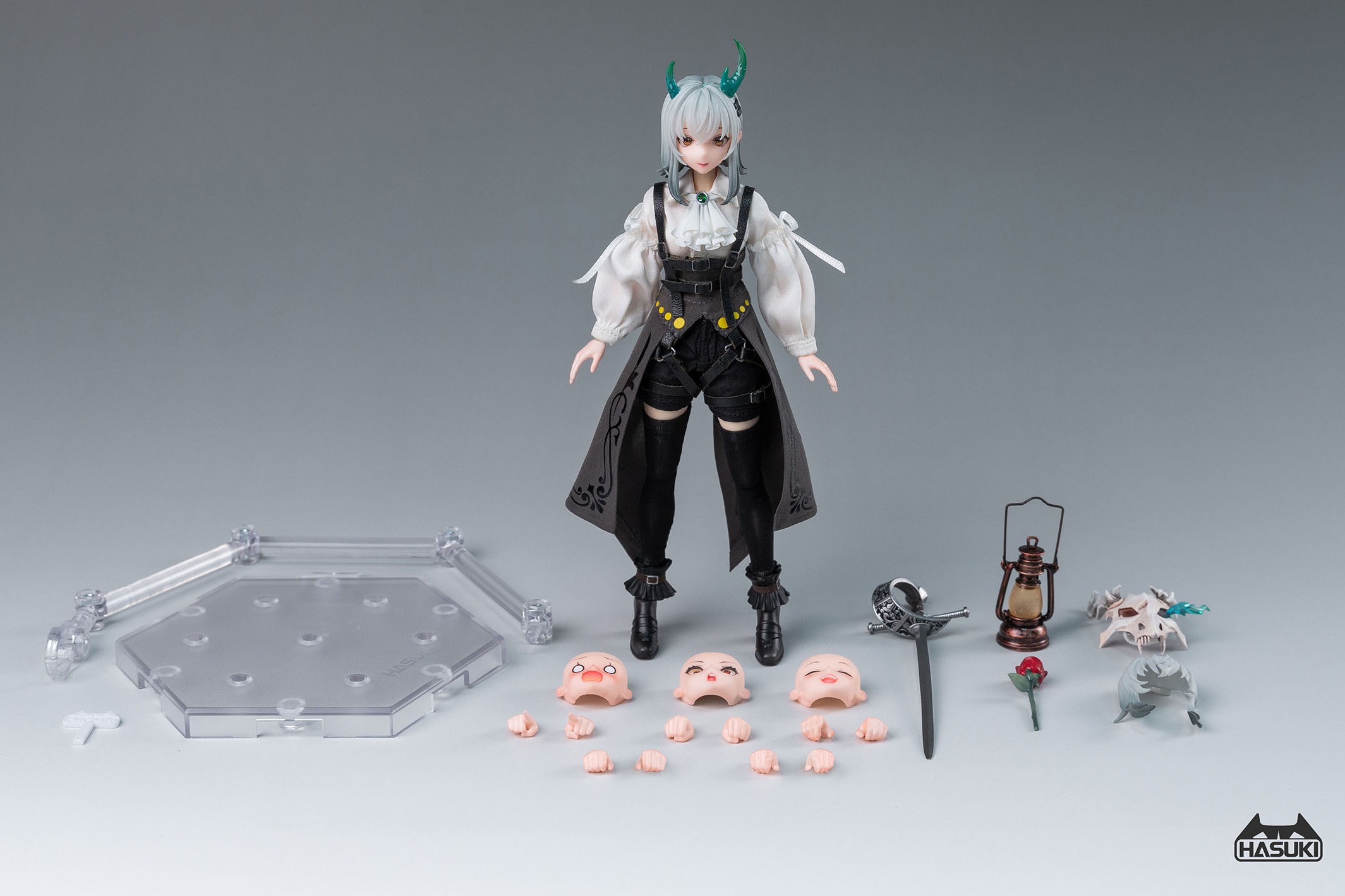 Action Figure 1/12 PA008 Pocket Art Series Rose Knight Gloria By HASUKI