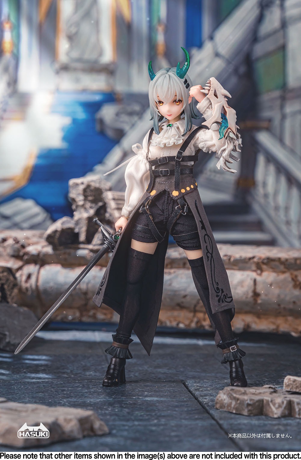Action Figure 1/12 PA008 Pocket Art Series Rose Knight Gloria By HASUKI