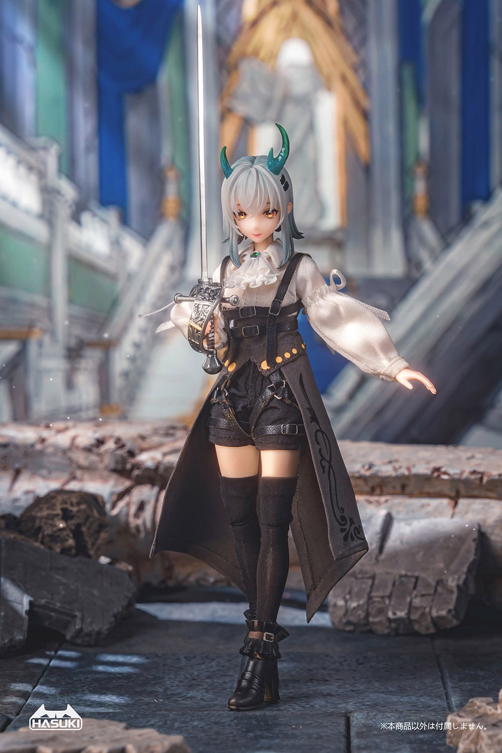 Action Figure 1/12 PA008 Pocket Art Series Rose Knight Gloria By HASUKI
