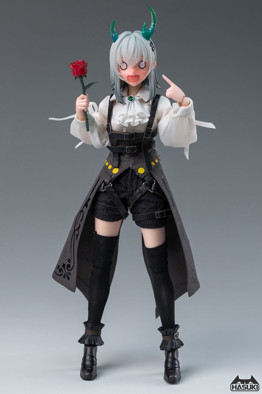 Action Figure 1/12 PA008 Pocket Art Series Rose Knight Gloria By HASUKI