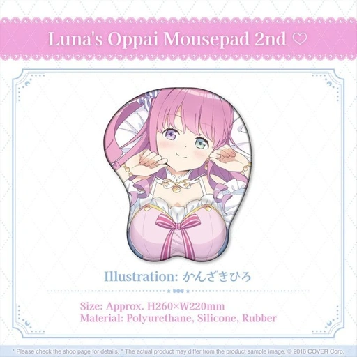 Image of [READY STOCK ITEM] hololive JP Himemori Luna Birthday Celebration 2024 Luna's Oppai Mousepad 2nd ♡ By Cover