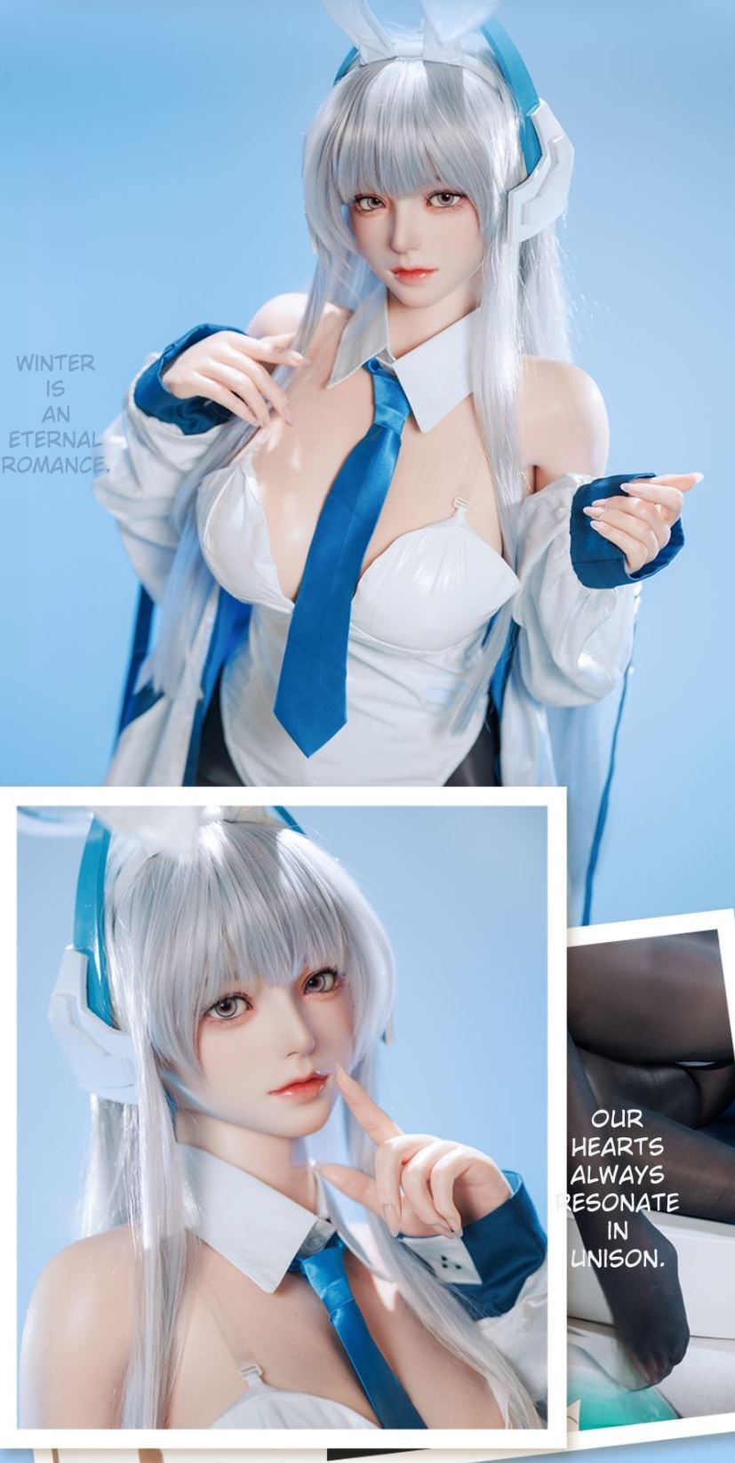[Cast-Off] Real Life Size Full Silicone Action Figure (155cm) Asuna Ichinose - Blue Archive By Bi Zhi Liang