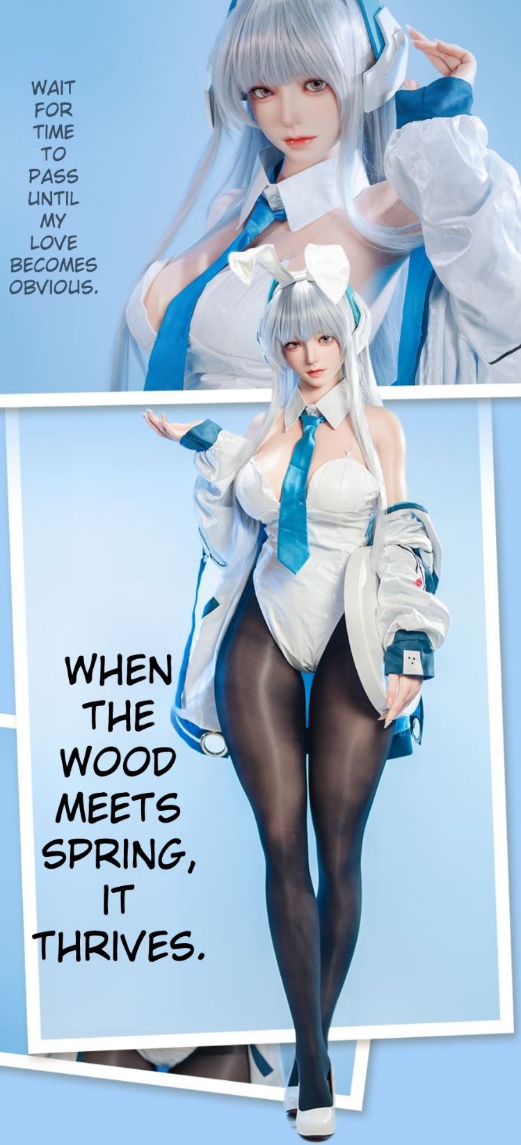 [Cast-Off] Real Life Size Full Silicone Action Figure (155cm) Asuna Ichinose - Blue Archive By Bi Zhi Liang
