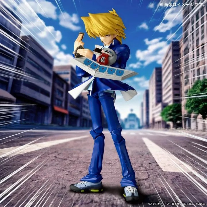 Revoltech Action Figure Junouchi Katsuya / Joey Wheeler - Yu-Gi-Oh! Duel Monsters By Kaiyodo