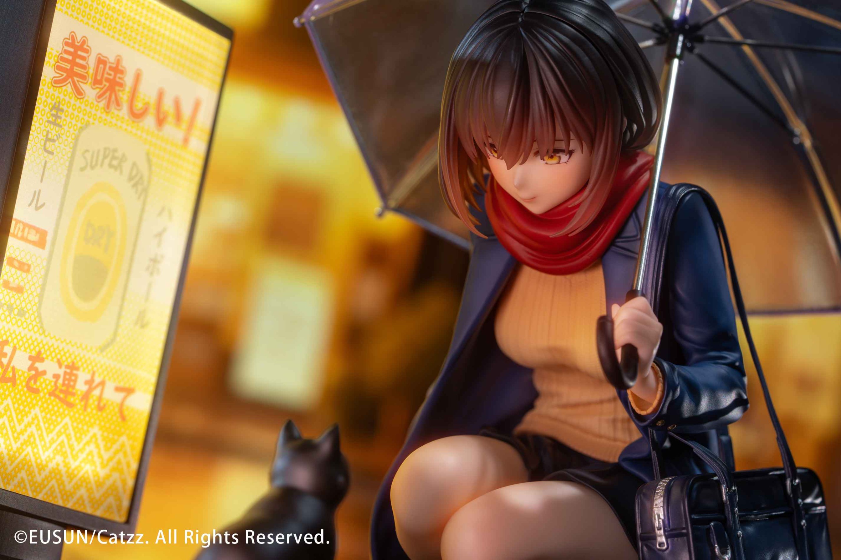 Scaled Figure 1/7 Rainy Days Girl - Illustration by Catzz By Eusun