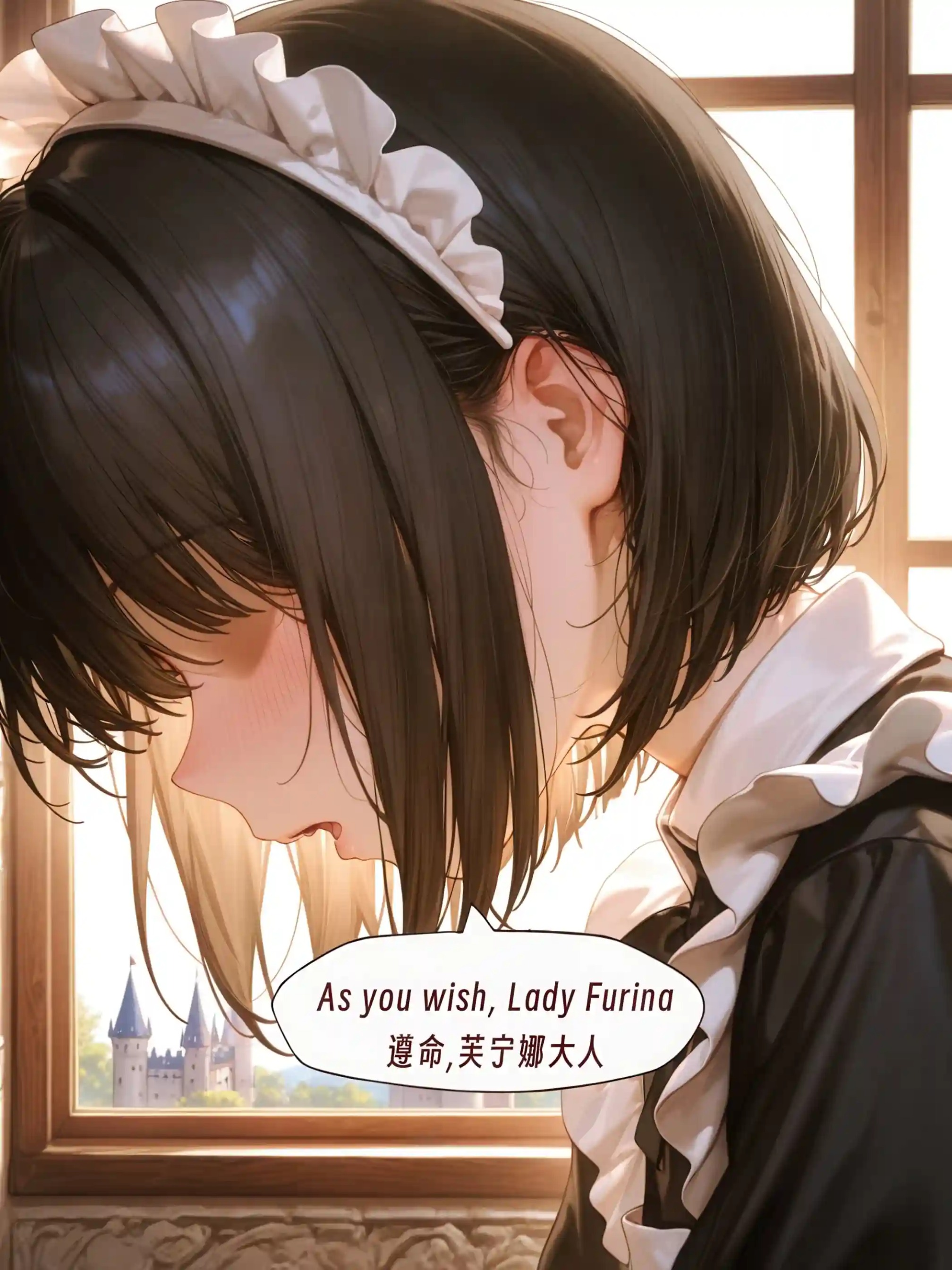 AI Anime Digital Comic Furina - Genshin Impact R18 NSFW Bundle - 280 Ultra HD Lewd Images Pack (English & Chinese Language)