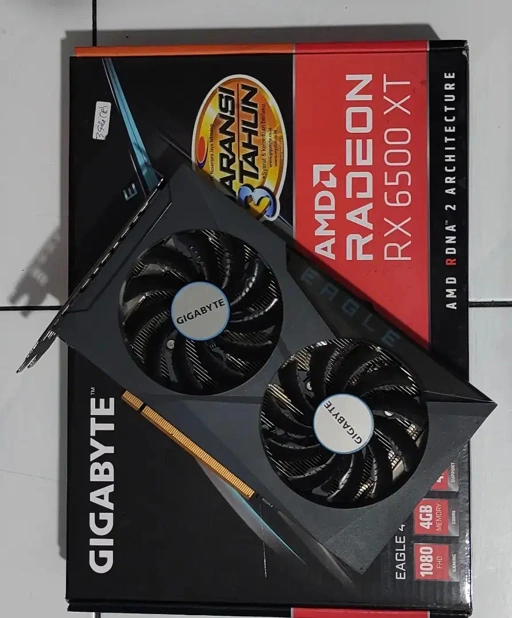 Image of [READY STOCK ITEM] (Kondisi Bekas) VGA AMD Radeon RX 6500 XT Gigabyte Eagle