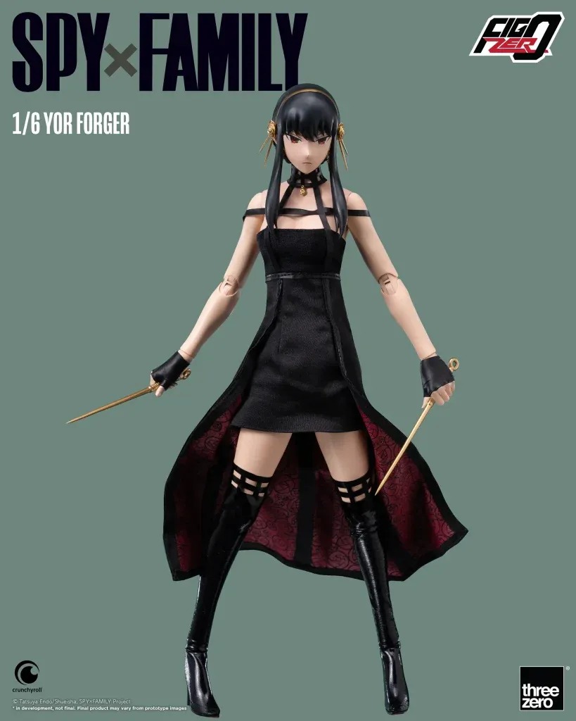 [READY STOCK ITEM] Action Figure Scaled 1/6 Yor Forger - SPY×FAMILY By Threezero X FigZero