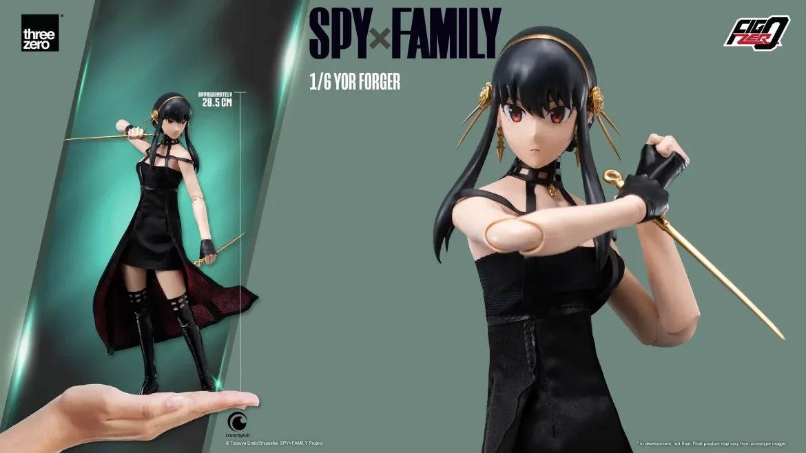 [READY STOCK ITEM] Action Figure Scaled 1/6 Yor Forger - SPY×FAMILY By Threezero X FigZero